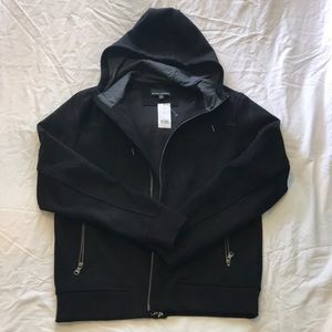 Vegan Suede hoodie jacket